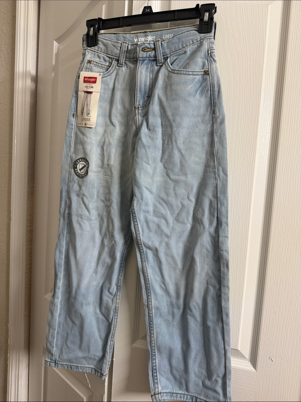 Wrangler Men’s Light Wash Loose Fit Jeans